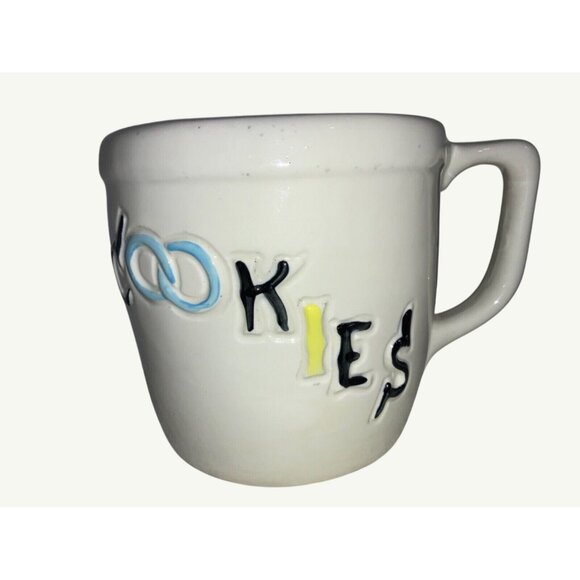 Large COOKIES Shaped Mug Planter Flower Pot Utensil Holder cookie jar - Picture 7 of 12